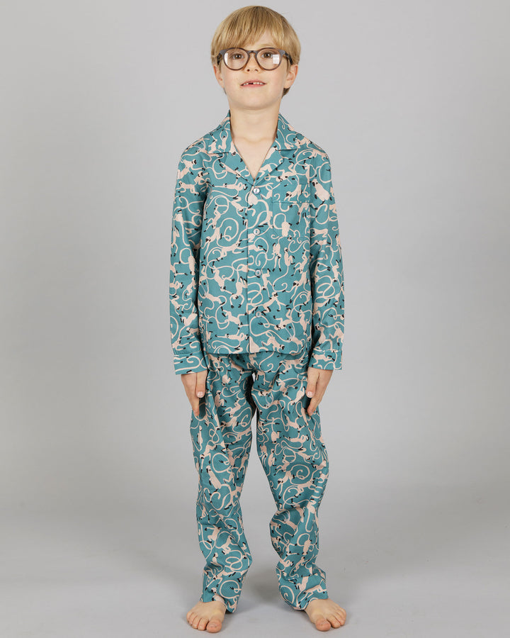 Boys Long Pyjamas - Little Monkey