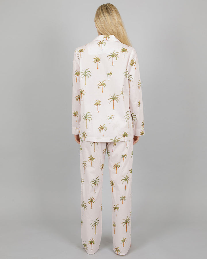 Womens Long Pyjamas - Palm Beach