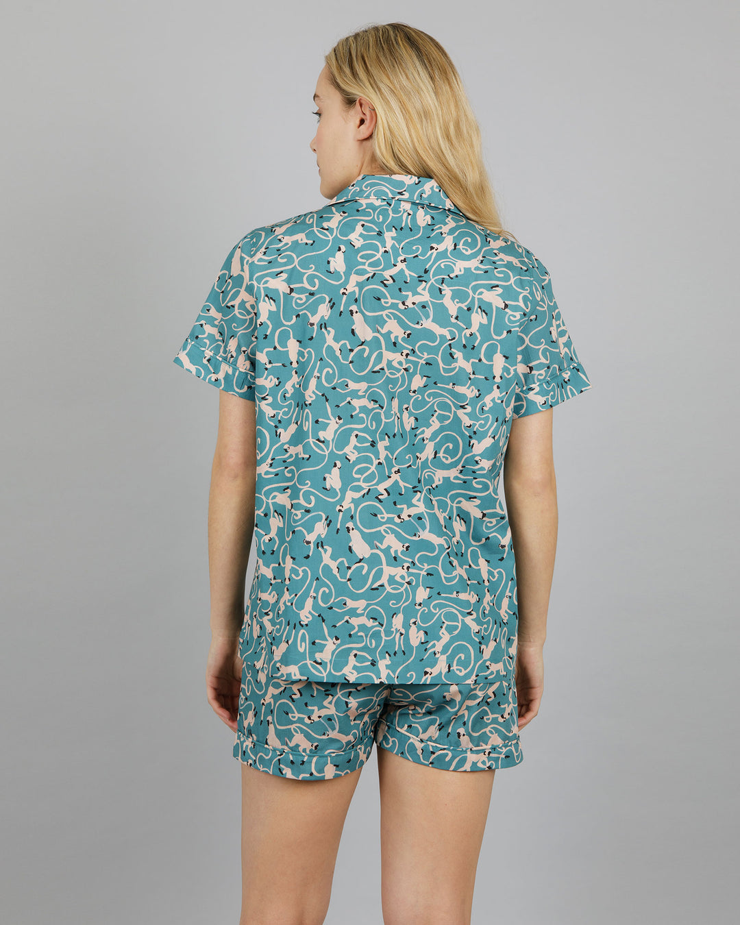 Womens Short Pyjamas  - Little Monkeys