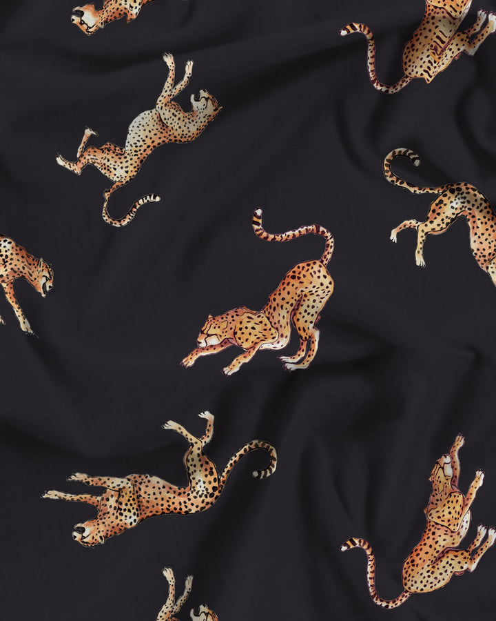 Mens Boxer Shorts - Leaping Leopards