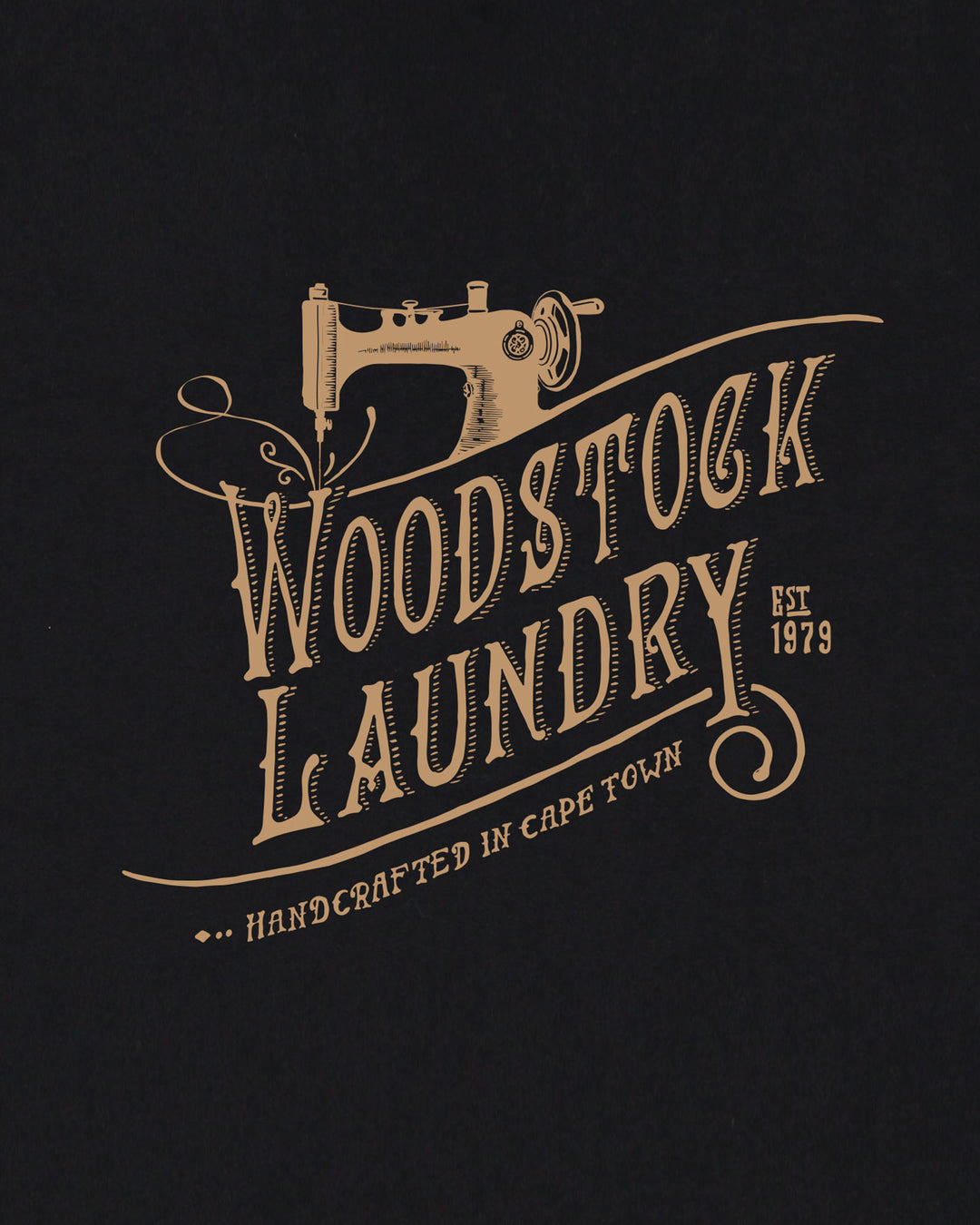 Mens T-Shirt - Woodstock Laundry Logo