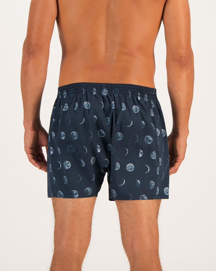 Mens Boxer Shorts - Moons