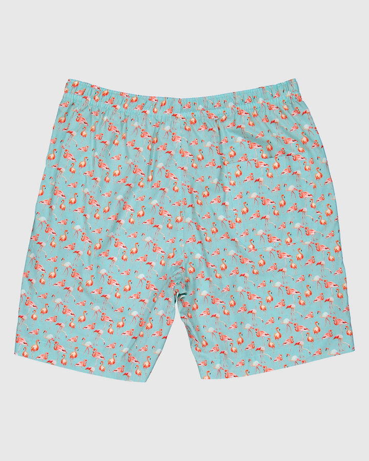 Mens Lounge Shorts - Flamenco Blue