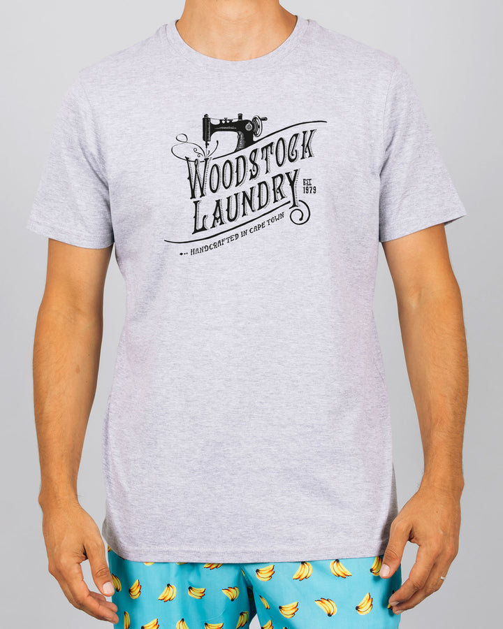 Mens T-Shirt - Woodstock Laundry Logo