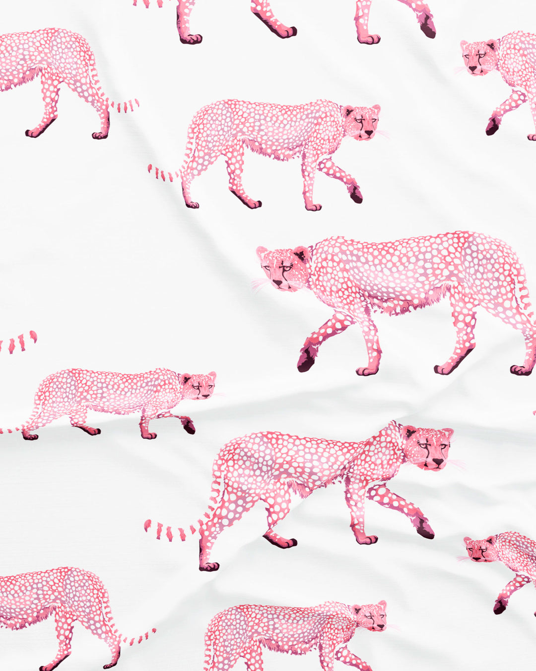 Womens Lounge Pants - Pink Leopard