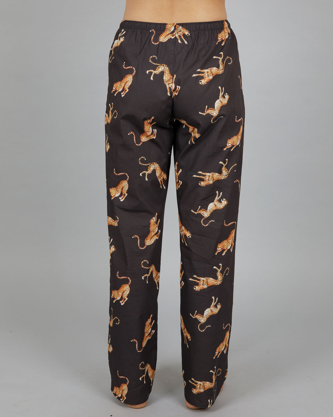 Womens Lounge Pants - Jumping Cheetahs