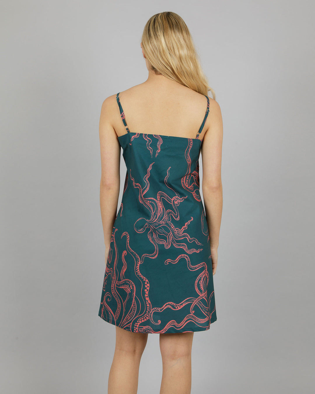 Womens Nightdress - Pink Octopus